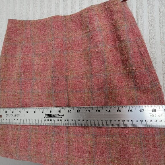 1960s Edinburgh House of Sarasota by Andrew Stewart Pirnspun Tweed Plaid Skirt - Picture 6 of 7